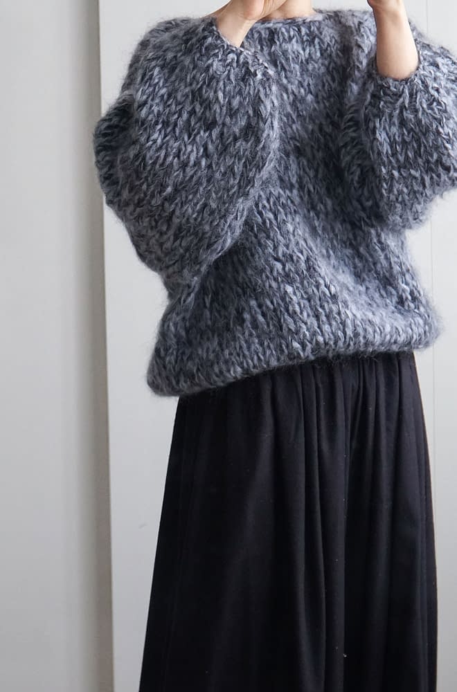 Maiami マイアミ Mohair Big Sweater- chic edition
