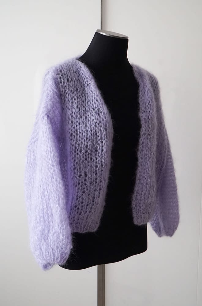 Maiami Mohair bomber Cardigan, Light | chic edition