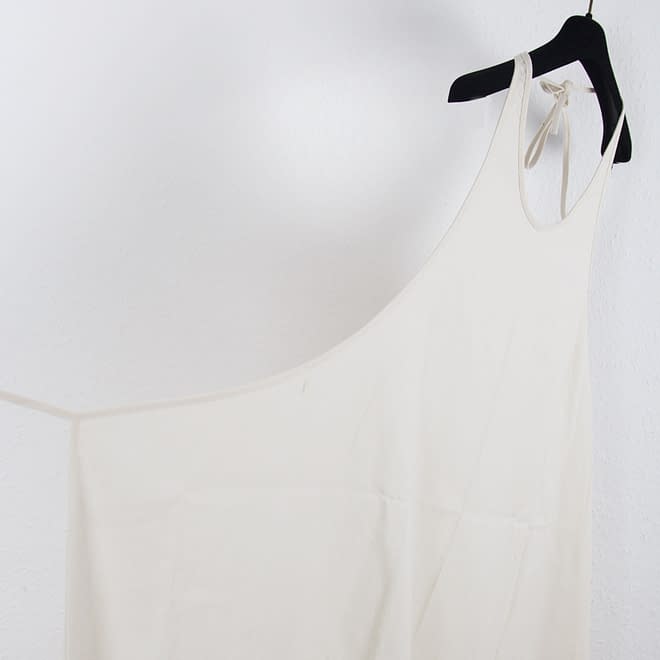 Apron Dress - Raw Silk-4616